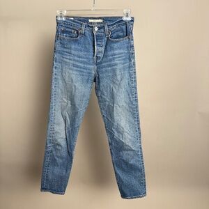 LEVI'S DENIM BLUE JEANS WEDGIE CUT FROM ARITZIA SIZE 26